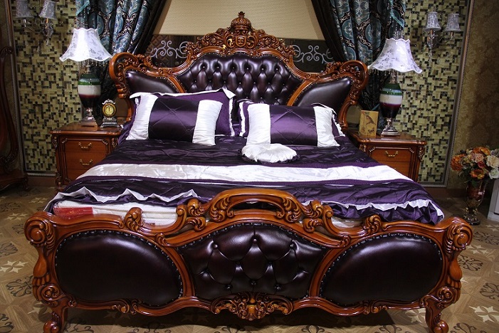 1618皇冠床-美式实木床